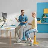 Ergonomic Stool Leitz Ergo Cosy Active Yellow Plastic-1