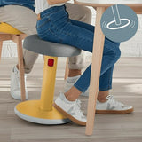 Ergonomic Stool Leitz Ergo Cosy Active Yellow Plastic-7
