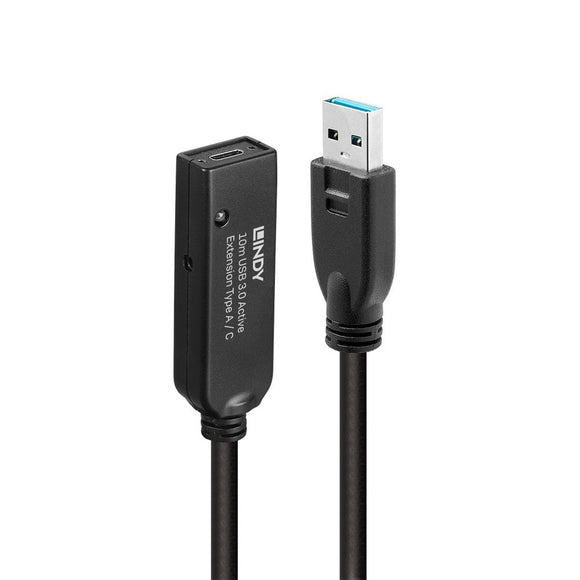 USB Cable LINDY 43376 Black 10 m (1 Unit)-0