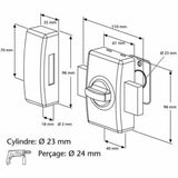 Key padlock ABUS-1