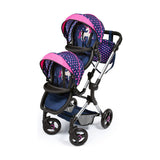 Doll Stroller Reig Blue Twinned-7