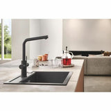 Sink with One Basin Grohe K700 Grey-3