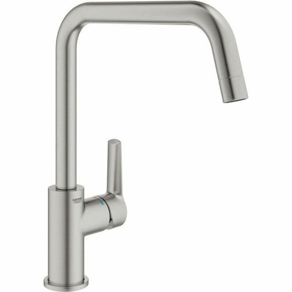 Mixer Tap Grohe Metal Stainless steel-0