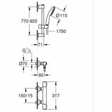 Shower Column Grohe-5