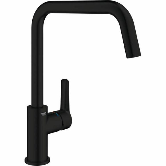 Mixer Tap Grohe GROHE Start Black Matte back Brass C-shaped-0