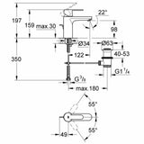 Mixer Tap Grohe 23454000 Metal-1