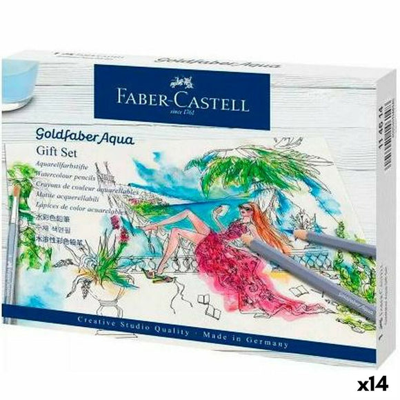 Pencil Set Faber-Castell Watercolour (14 Units)-0