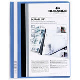 Folder Durable DURAPLUS Blue Transparent A4 25 Pieces (6 Units)-1