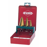 Spool set RUKO High speed steel (HSS) Conical drill bit 3 Pieces-1