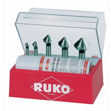 Countersink Set (Countersinks) RUKO 102142T DIN 335 High speed steel (HSS) 5 Pieces-1