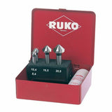 Countersink Set (Countersinks) RUKO DIN 335 High speed steel (HSS) 4 Pieces-0