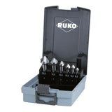 Countersink Set (Countersinks) RUKO 102152ERO DIN 335 High speed steel (HSS) 6 Pieces-2