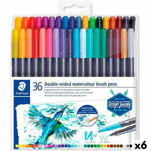 Set of Felt Tip Pens Staedtler Design Journey (6 Pieces) (6 Units)-0