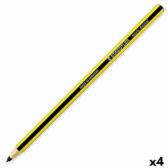 Pencil Staedtler Digital Classic Black Wood Yellow (4 Units)-0