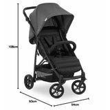 Baby's Pushchair Hauck Grey-6