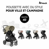 Baby's Pushchair Hauck Black-5