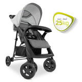 Baby's Pushchair Hauck Black Grey-17