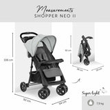 Baby's Pushchair Hauck Black Grey-14