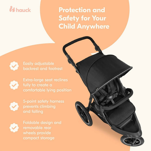 Baby's Pushchair Hauck Black-10