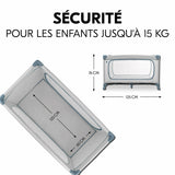 Baby Crib Hauck Blue-10