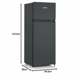Combined Refrigerator Severin DT8762      144 206 L Black-2