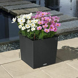 Plant pot Lechuza Black Grey polypropylene-2
