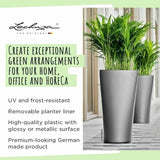 Plant pot Lechuza 40 x 40 x 76 cm metal polypropylene Plastic-4
