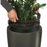 Self-watering flowerpot Lechuza Anthracite Ø 40 x 75 cm Plastic-1