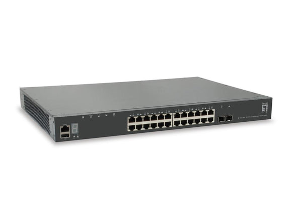 LevelOne Switch 28x GE GTL-2881 1xGE 2x10GSFP+19