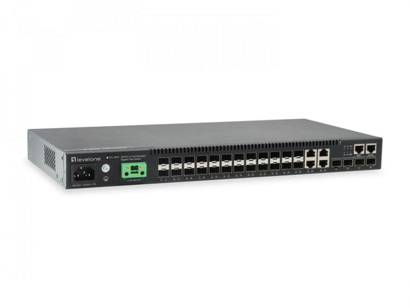 LevelOne GTL-2872 Kilby Switch 28-Port L3 Lite Gigabit 20 x GSFP 4 x 10G SFP+-0