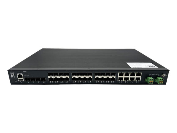 LevelOne Switch 28x GE IGU-2872 4x2.5GbE, 16x1.25GbE SFP-0