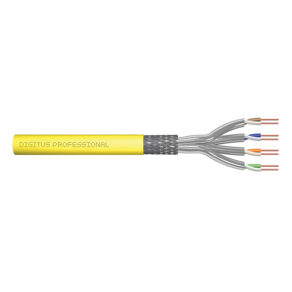 FTP Category 7 Rigid Network Cable Digitus by Assmann DK-1743-A-VH-10 1000 m Yellow-0