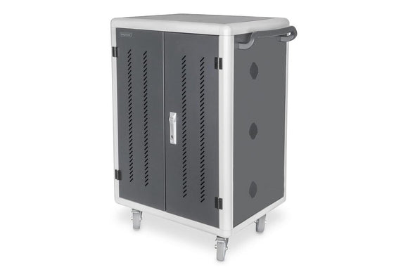 Digitus | DN-45005 Mobile charging cabinet for 30 notebooks/tablets up to 15.6 inch, data synchronization, UV-C, USB-A-0