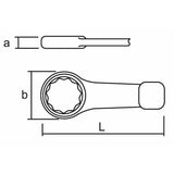 Star key KUKKO 100 mm Steel-1