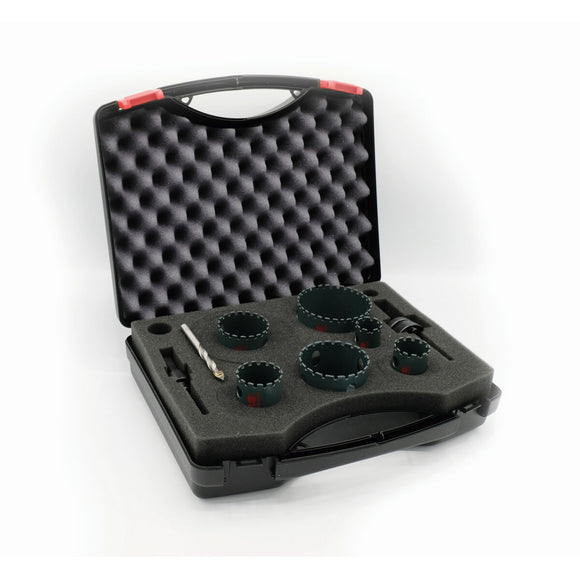 Holesaw set MP.S 7530 Ø 22 mm Ø 35 mm Ø 44 mm 8 Pieces-0