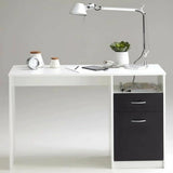 Desk FMD JACKSON  White Black 123 x 76,5 x 50 cm Wood-2