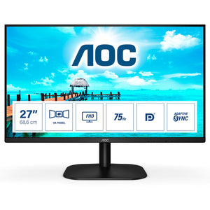 Monitor AOC 27B2QAM 27" LED VA Flicker free 75 Hz-0