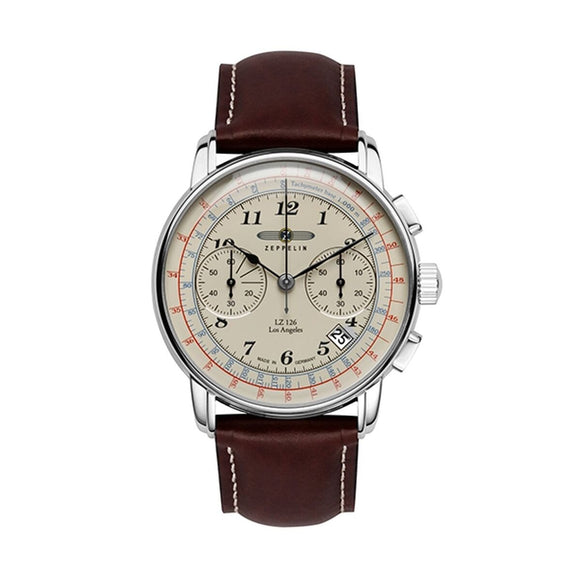 Men's Watch Zeppelin 7614-5 Brown-0