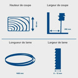 Circular saw Scheppach 350 W 230 V-12