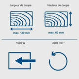 Mitre saw Scheppach HM210L 1500 W-2