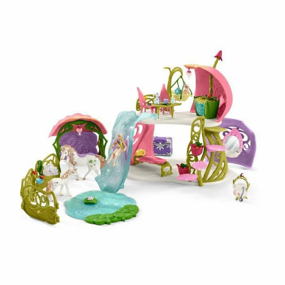 Playset Schleich glitter house with unicorns, lake and stable - 42445 Horse-0