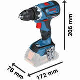 Drill and accessories set BOSCH GDX Electric 18 V-1