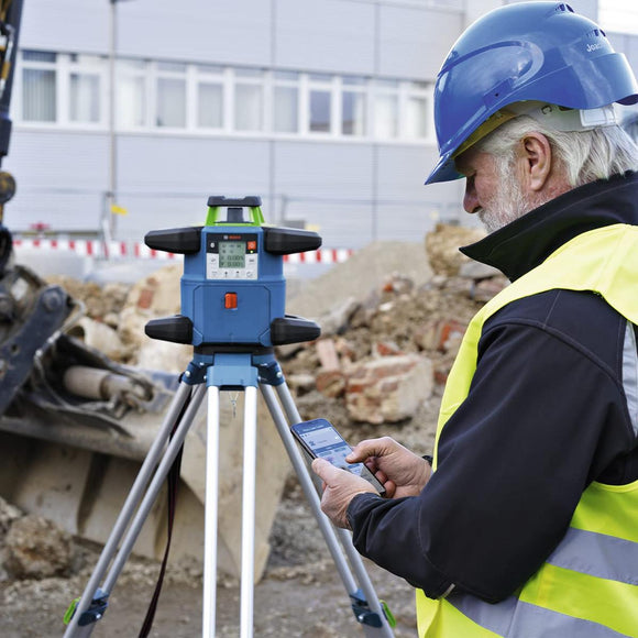 BOSCH LASER OBROTOWY GRL 650 CHVG ZIELONY +ODBIORNIK LR 65 G LB-0