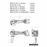 Angle grinder Metabo WB 18 1100 W 125 mm-2