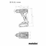 Drill and accessories set Metabo 685202000 18 V-2