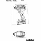 Screwdriver Metabo SSD 18 LT 200 BL 200 Nm-1