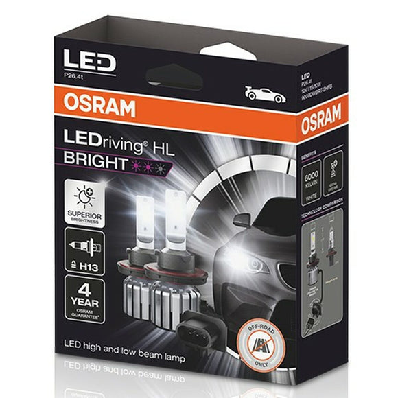 Car Bulb Osram LEDriving HL Bright H13 15 W 12 V 6000 K-0