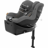Car Chair Cybex Grey ECE R129/04-2