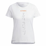 Women’s Short Sleeve T-Shirt Adidas Agr Shirt White-0