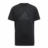 Child's Short Sleeve T-Shirt Adidas Black-0